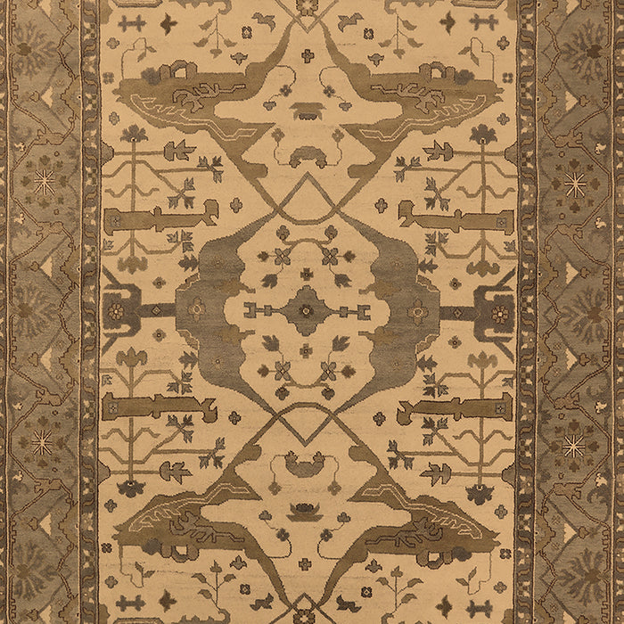 Oriental Brown Industrial Rug, urb1629brn