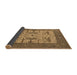 Sideview of Oriental Brown Industrial Rug, urb1629brn