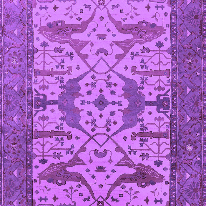 Machine Washable Oriental Purple Industrial Area Rugs, wshurb1629pur