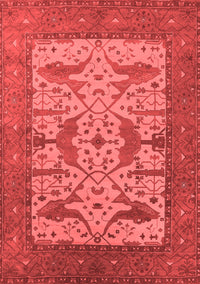 Oriental Red Industrial Rug, urb1629red