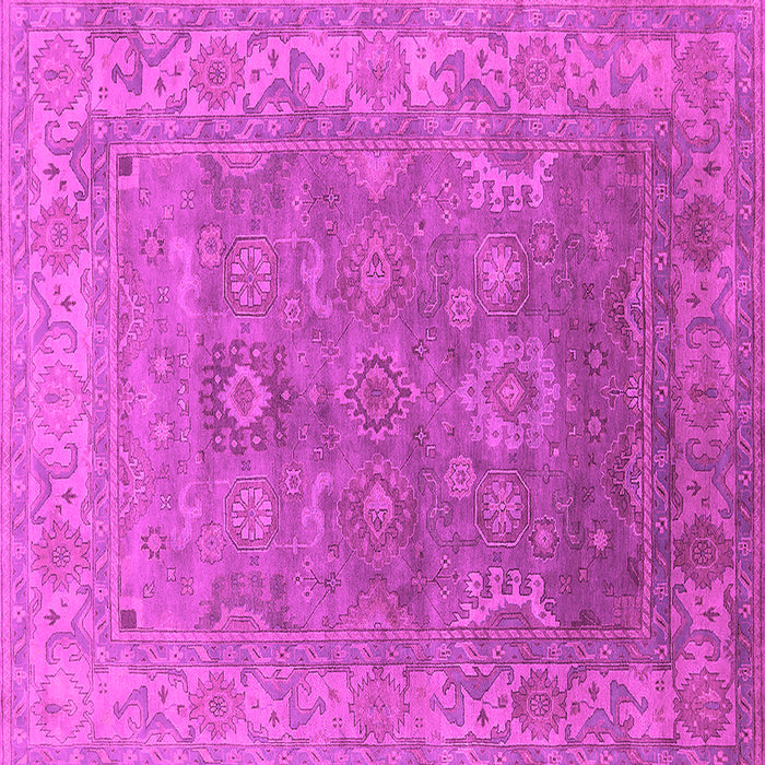 Square Oriental Pink Industrial Rug, urb1630pnk