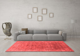 Industrial Red Washable Rugs