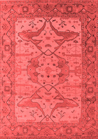 Oriental Red Industrial Rug, urb1631red