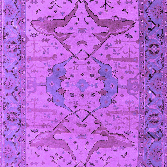 Machine Washable Oriental Purple Industrial Area Rugs, wshurb1631pur