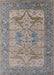 Mid-Century Modern Sandstone Brown Oriental Rug, urb1631