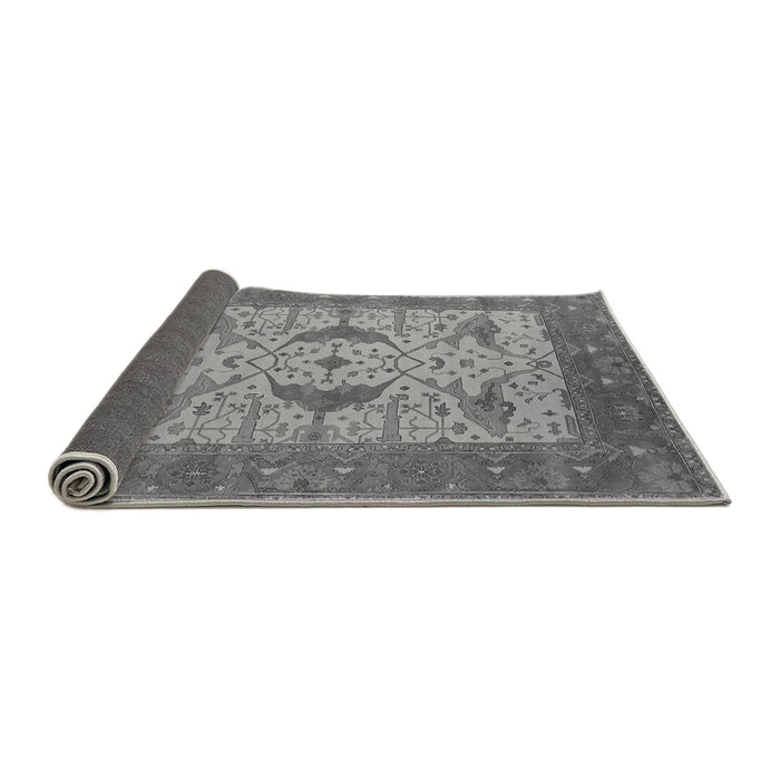 Sideview of Oriental Gray Industrial Rug, urb1632gry
