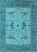 Oriental Light Blue Industrial Rug, urb1632lblu