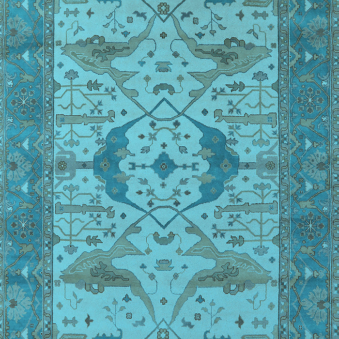 Oriental Light Blue Industrial Rug, urb1632lblu