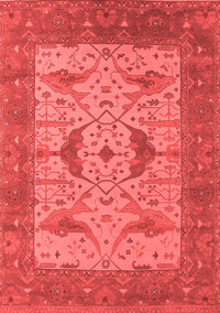 Oriental Red Industrial Rug, urb1632red