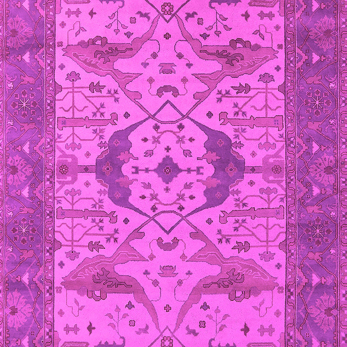 Machine Washable Oriental Pink Industrial Rug, wshurb1632pnk