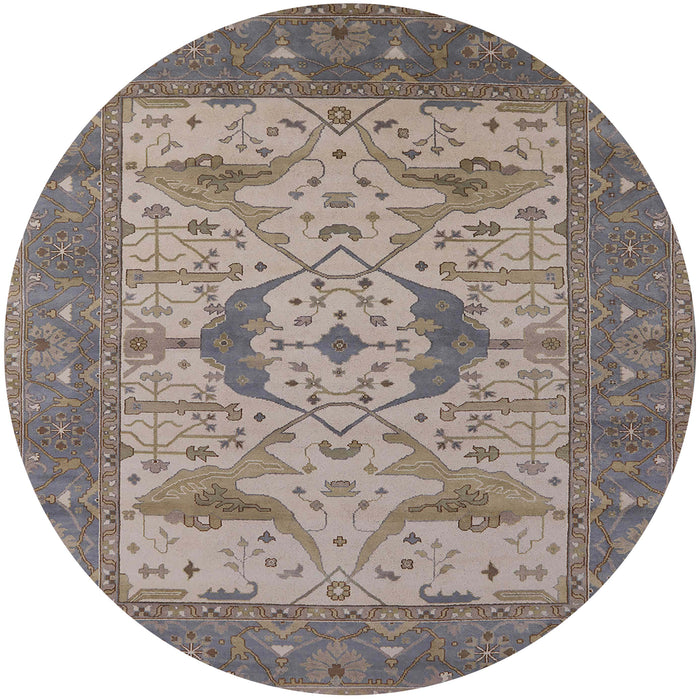 Round Machine Washable Industrial Modern Puce Purple Rug, wshurb1632