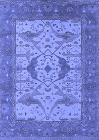 Oriental Blue Industrial Rug, urb1632blu