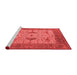 Industrial Red Washable Rugs