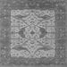 Square Oriental Gray Industrial Rug, urb1632gry