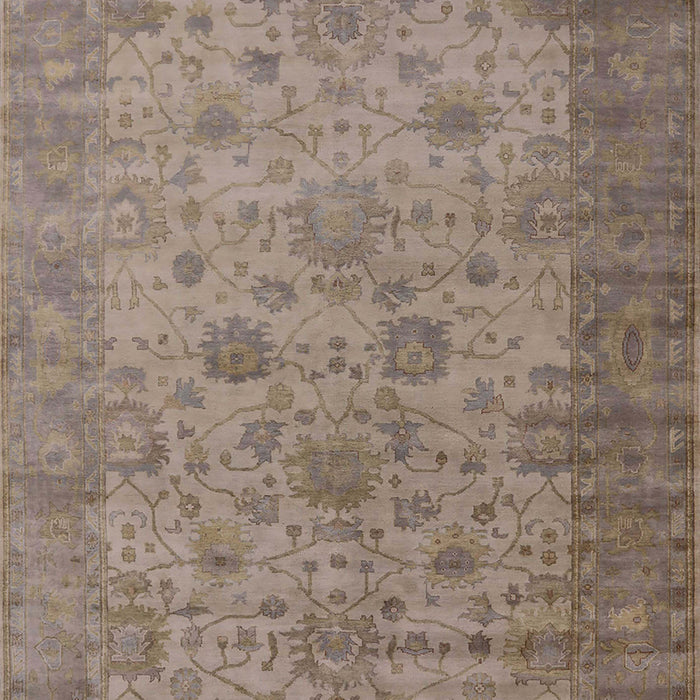 Mid-Century Modern Brown Oriental Rug, urb1633