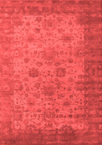 Oriental Red Industrial Rug, urb1633red