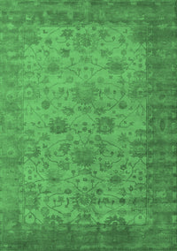 Oriental Emerald Green Industrial Rug, urb1633emgrn