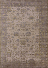 Machine Washable Industrial Modern Brown Rug, wshurb1633