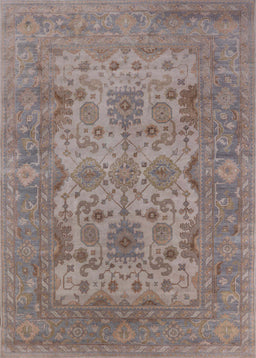 Mid-Century Modern Mauve Taupe Purple Oriental Rug, urb1634
