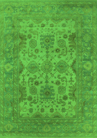 Oriental Green Industrial Rug, urb1634grn