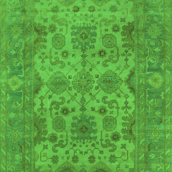 Oriental Green Industrial Rug, urb1634grn