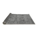 Sideview of Oriental Gray Industrial Rug, urb1634gry