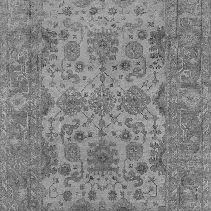 Machine Washable Oriental Gray Industrial Rug, wshurb1634gry