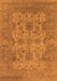 Oriental Orange Industrial Rug, urb1634org