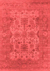 Oriental Red Industrial Rug, urb1634red