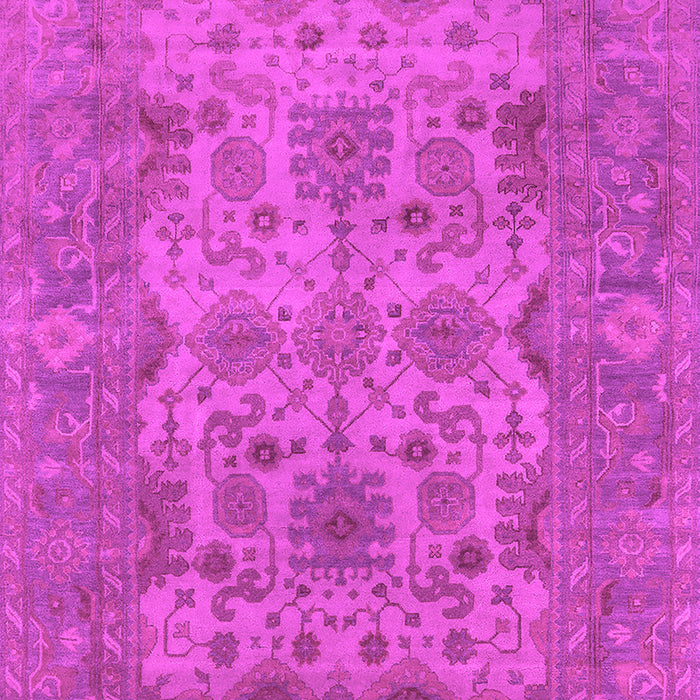 Machine Washable Oriental Pink Industrial Rug, wshurb1634pnk