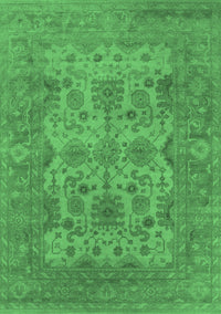 Oriental Emerald Green Industrial Rug, urb1634emgrn