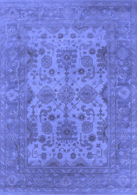 Oriental Blue Industrial Rug, urb1634blu