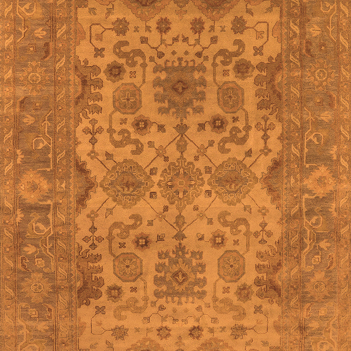 Machine Washable Oriental Orange Industrial Area Rugs, wshurb1634org