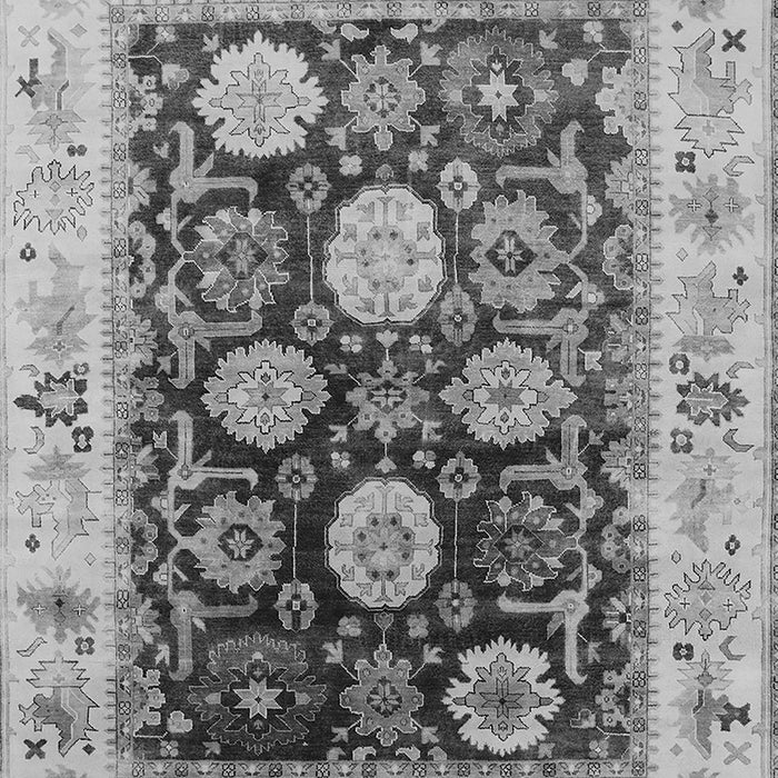 Machine Washable Oriental Gray Industrial Rug, wshurb1635gry