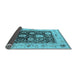 Sideview of Oriental Light Blue Industrial Rug, urb1635lblu