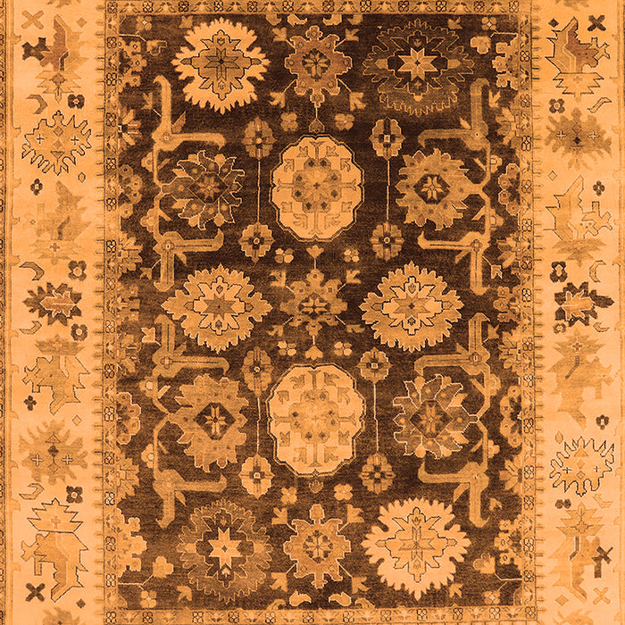 Machine Washable Oriental Orange Industrial Area Rugs, wshurb1635org