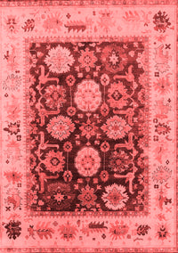 Oriental Red Industrial Rug, urb1635red