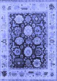 Oriental Blue Industrial Rug, urb1635blu