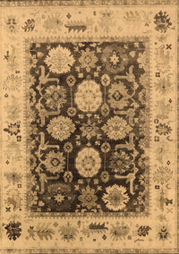 Oriental Brown Industrial Rug, urb1635brn