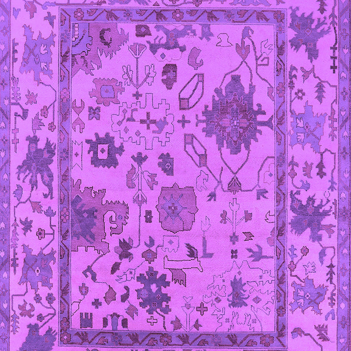 Machine Washable Oriental Purple Industrial Area Rugs, wshurb1636pur