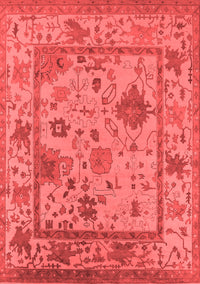 Oriental Red Industrial Rug, urb1636red