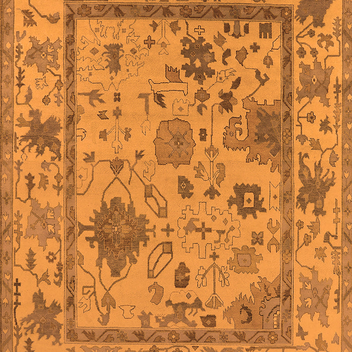 Machine Washable Oriental Orange Industrial Area Rugs, wshurb1636org