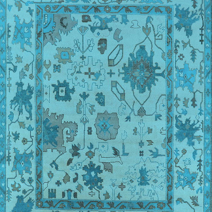 Oriental Light Blue Industrial Rug, urb1636lblu