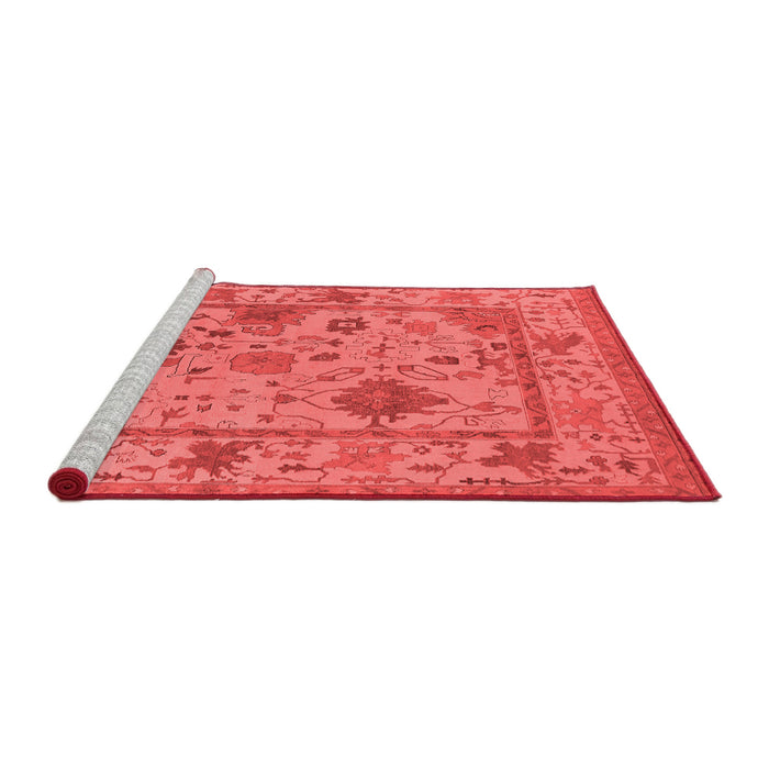 Industrial Red Washable Rugs