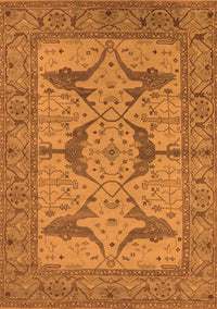 Oriental Orange Industrial Rug, urb1637org