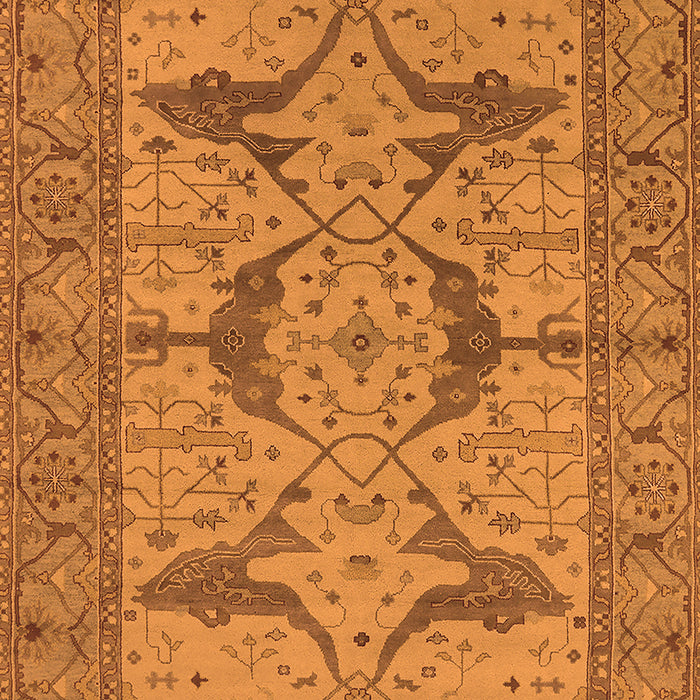 Oriental Orange Industrial Rug, urb1637org
