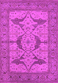 Oriental Pink Industrial Rug, urb1637pnk