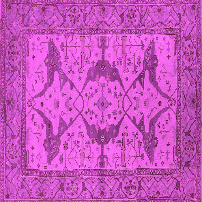 Square Oriental Pink Industrial Rug, urb1637pnk