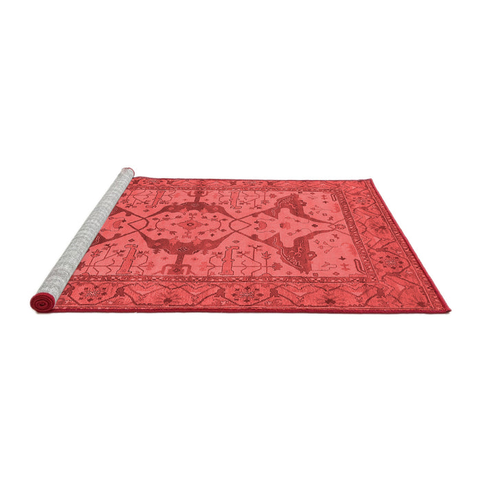 Industrial Red Washable Rugs