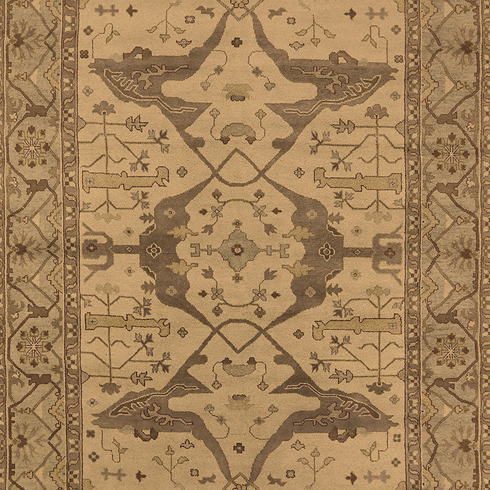 Oriental Brown Industrial Rug, urb1637brn